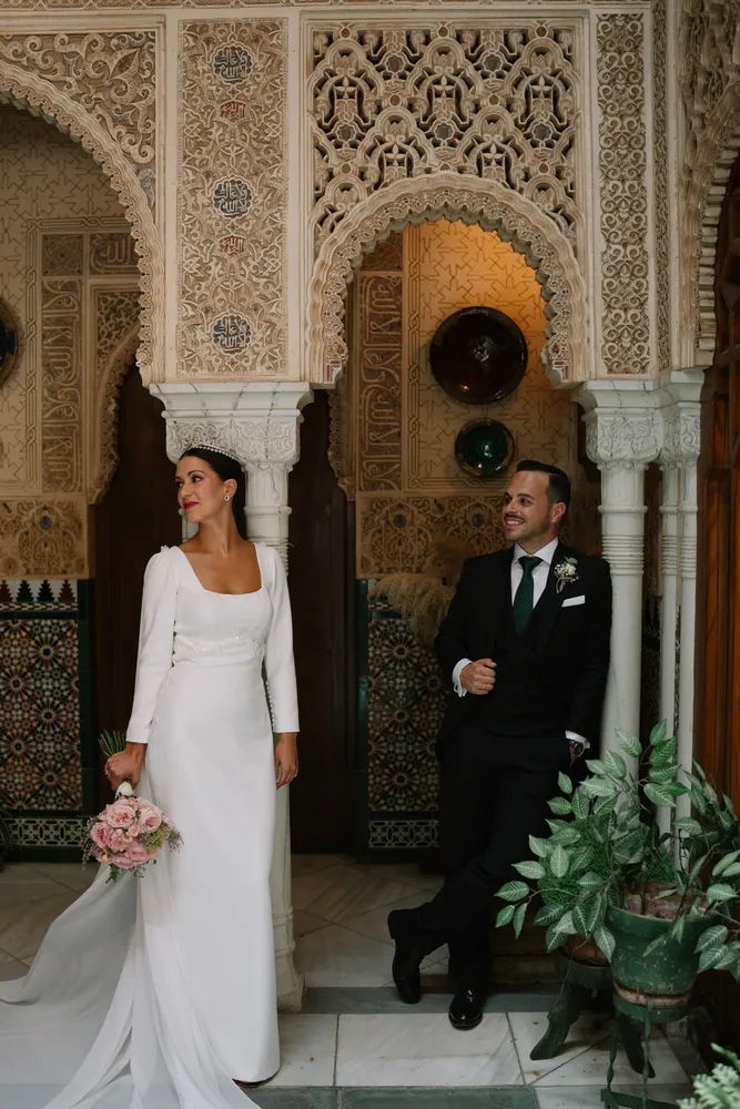 Foto de boda de Luis López en Instagram