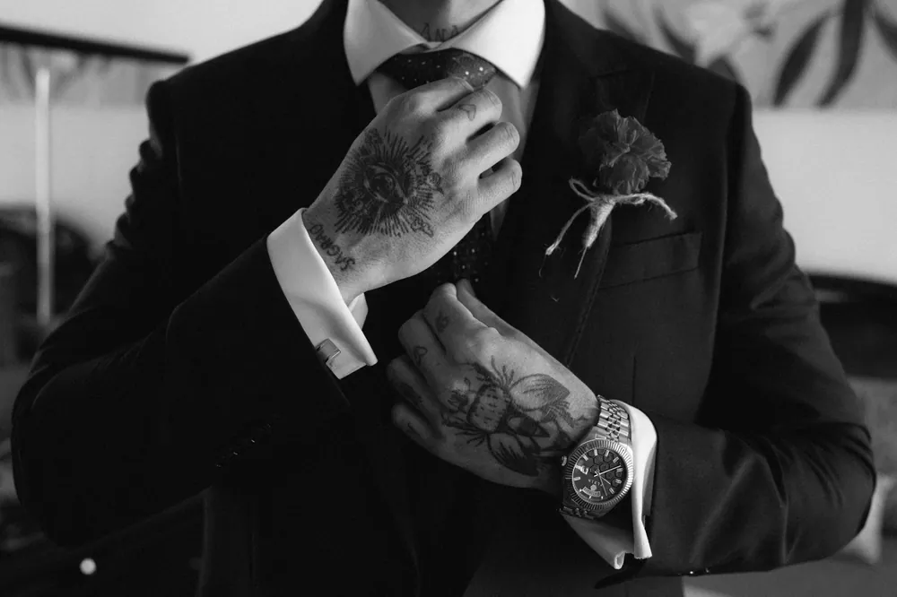 Foto de boda de Luis López en Instagram