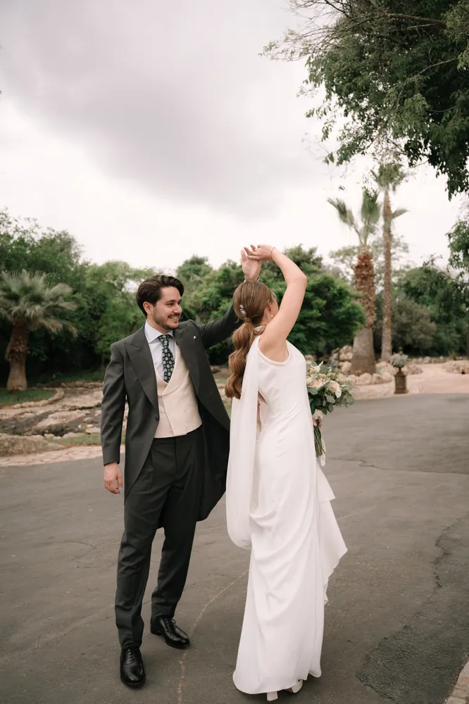 Foto de boda de Luis López en Instagram