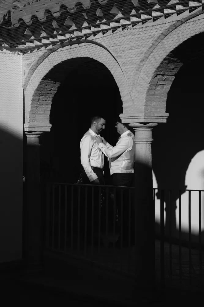 Foto de boda de Luis López en Instagram