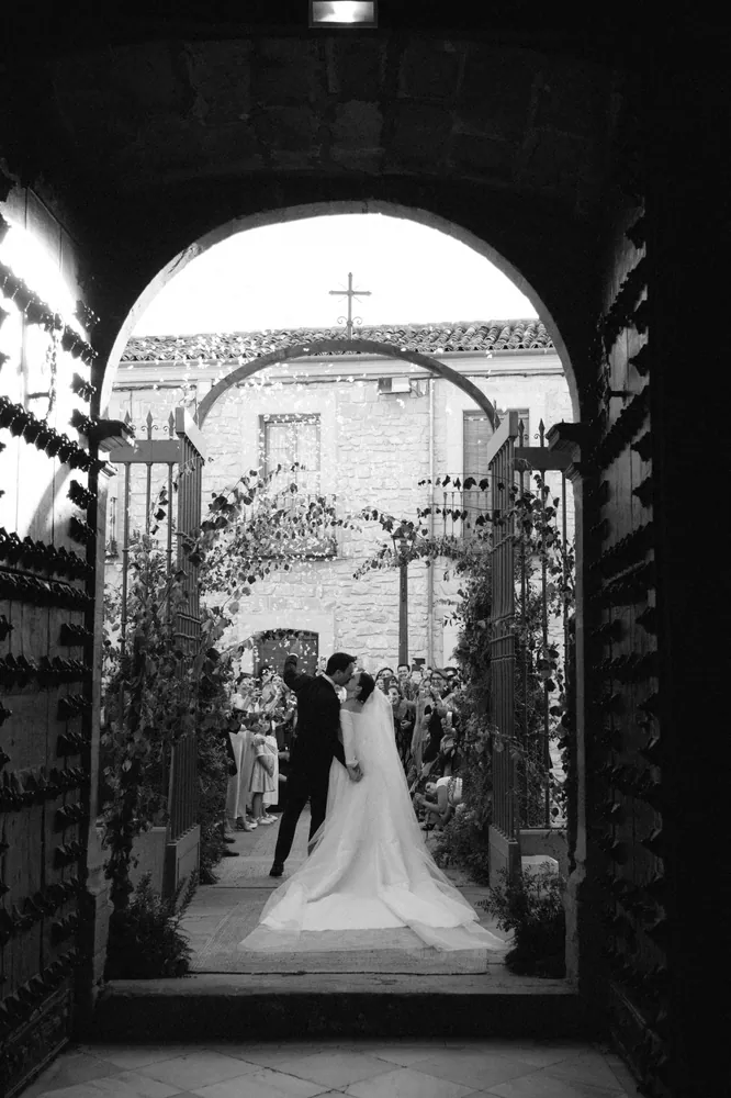 Foto de boda de Luis López en Instagram